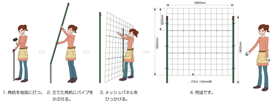 設置が簡単